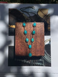 Turquoise Drop Necklace | 925 Sterling Silver D252