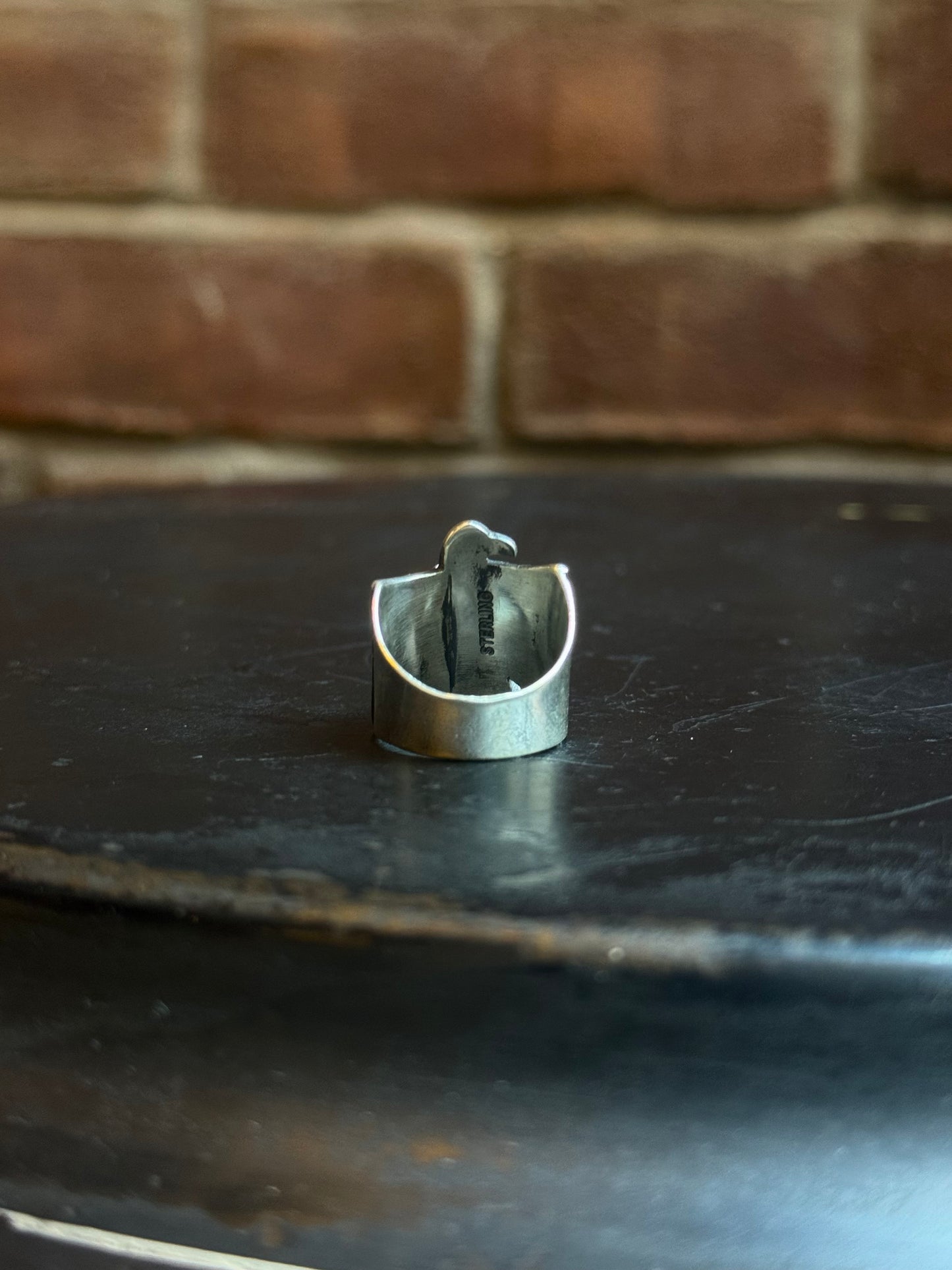 Turquoise Thunderbird Ring Size 5.75 | 925 Sterling Silver C436