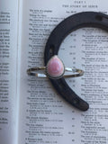 Pink Conch Teardrop Cuff Bracelet | 925 Sterling Silver G736
