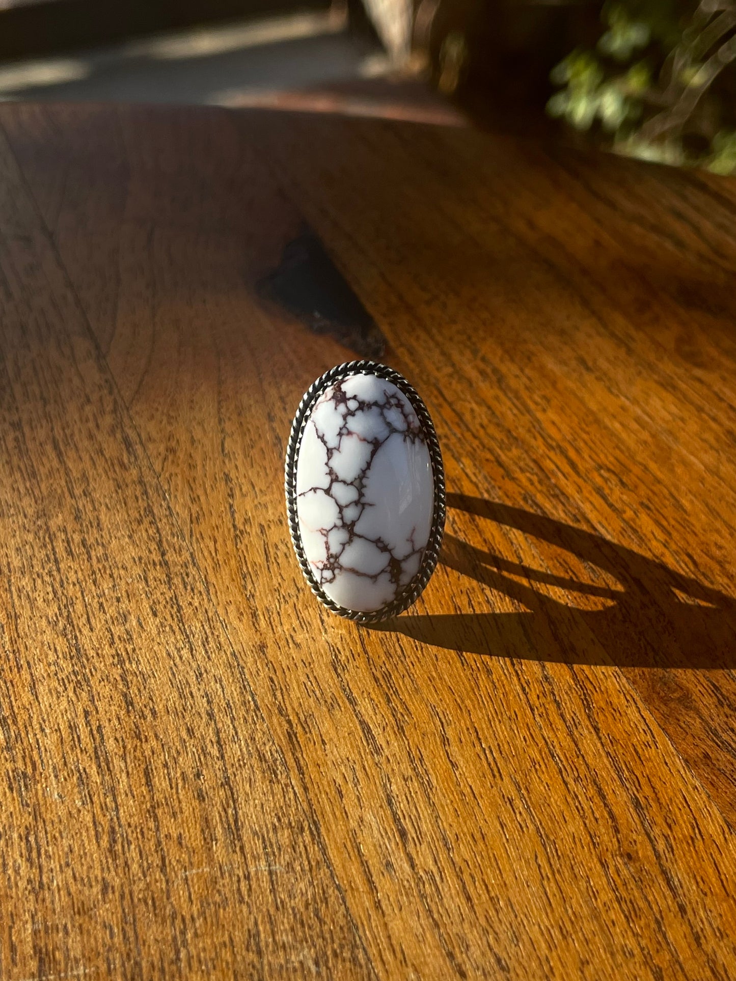 Wild Horse Ring | Sterling Silver | Handmade Size 8 C895
