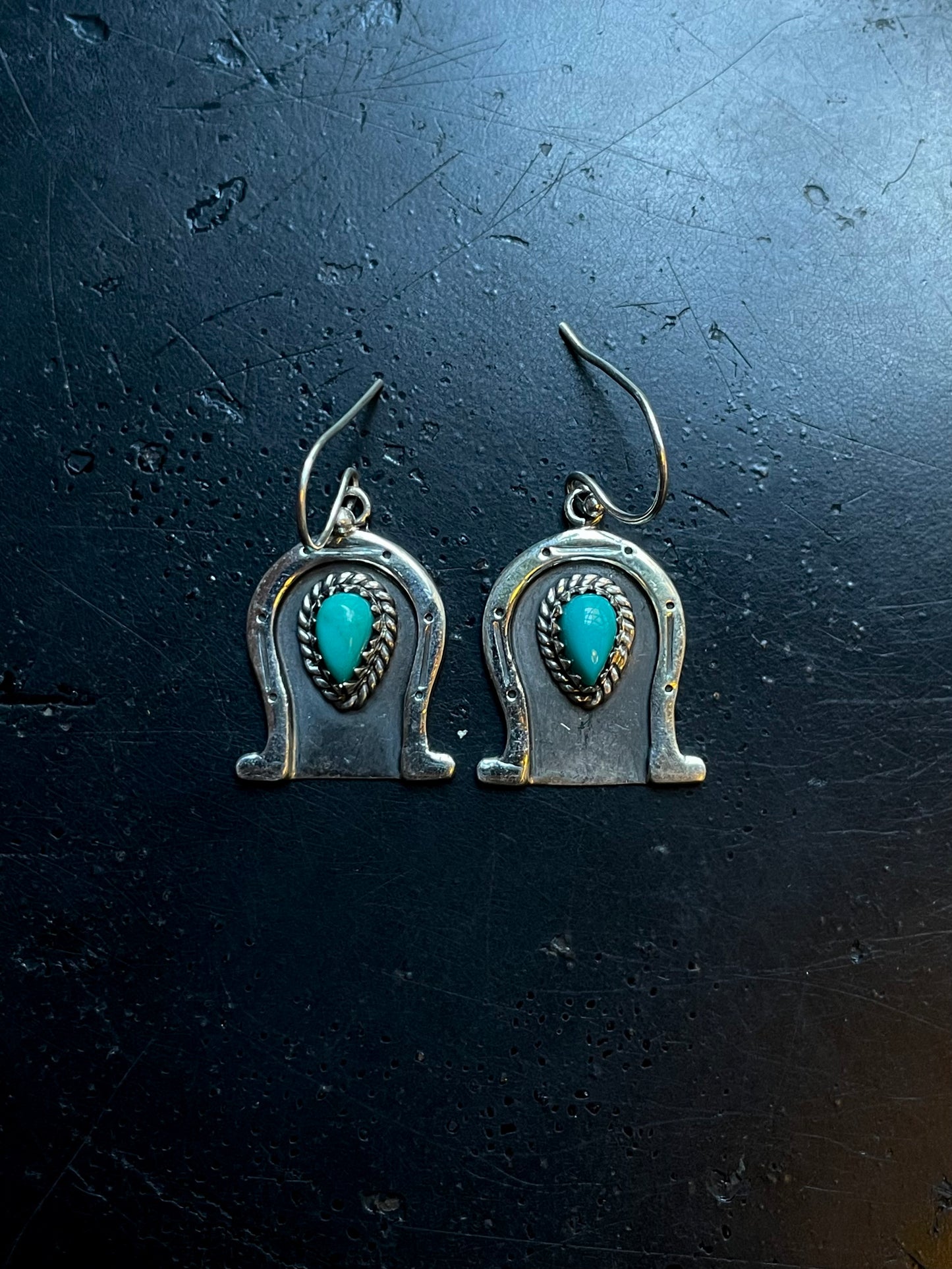 Kingman Turquoise Earrings | 925 Sterling Silver E372