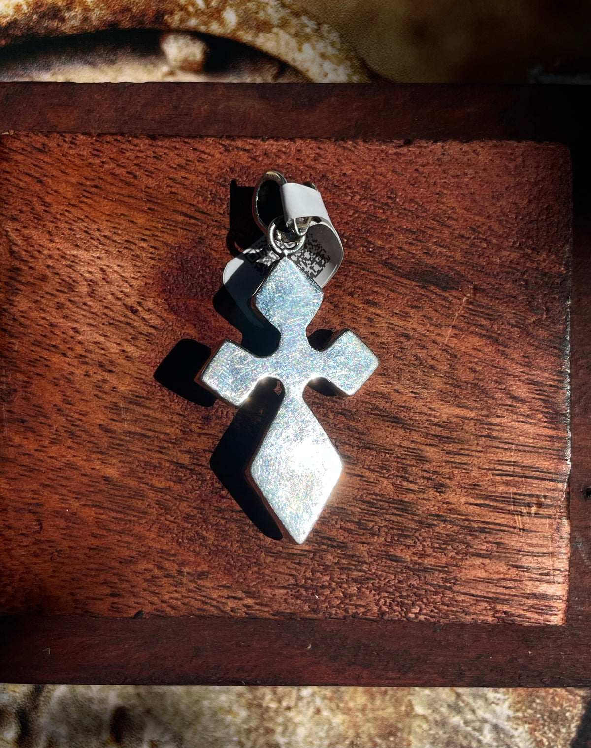 Lapis Cross Pendant | 925 Sterling Silver | D335