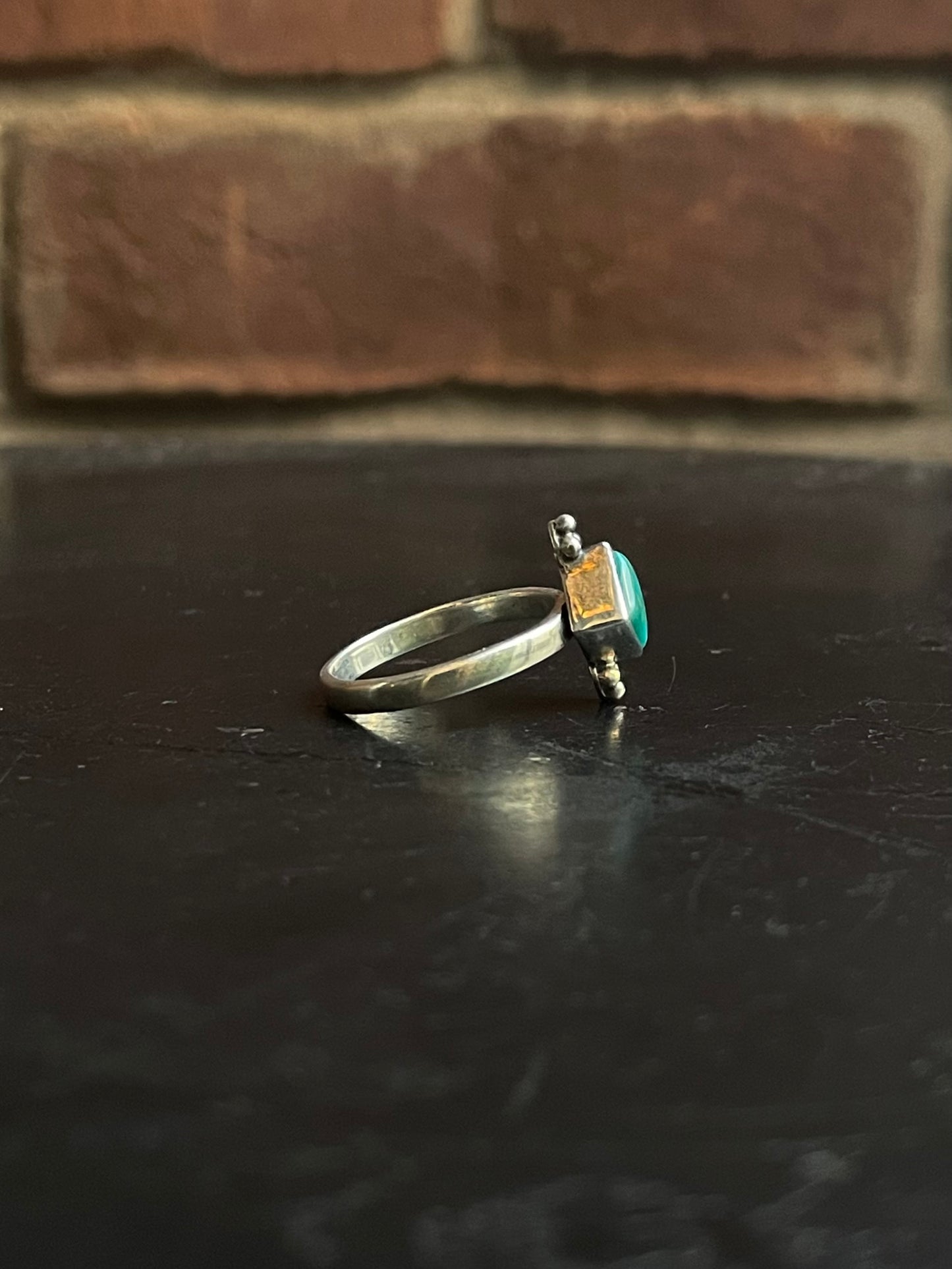 Kingman Turquoise Ring | Sterling Silver | Size 7 G374