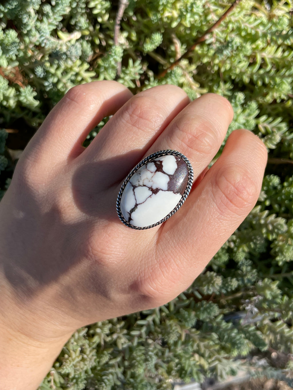 Wild Horse Ring Size 7.5 | 925 Sterling Silver B678