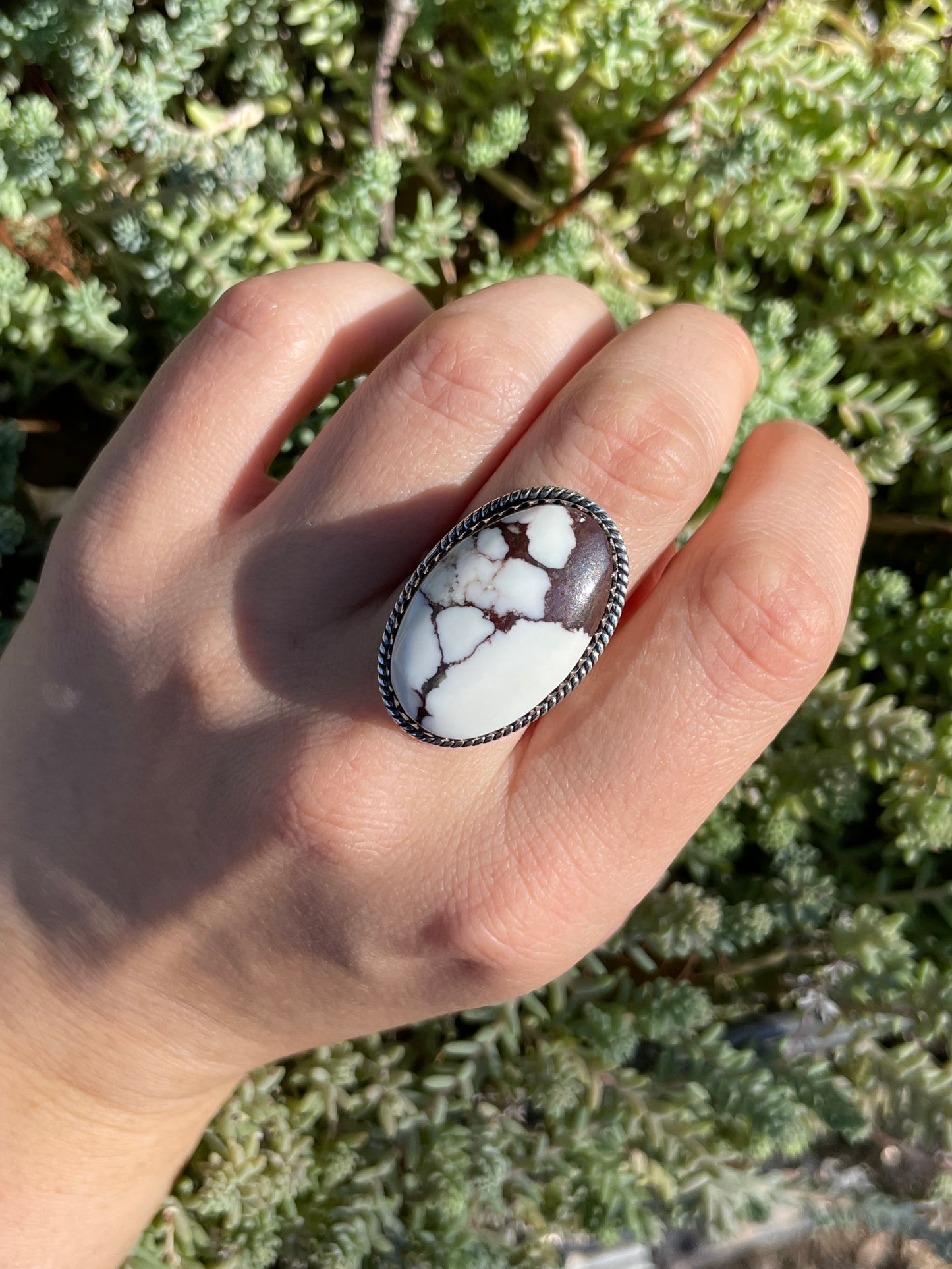 Wild Horse Ring Size 7.5 | 925 Sterling Silver B678