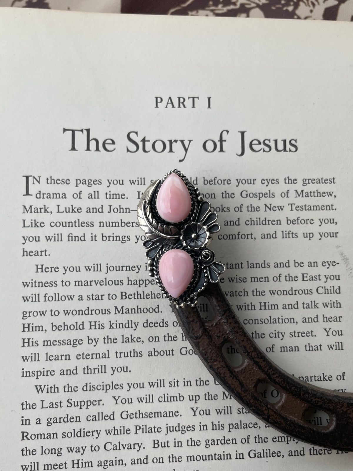 Pink Conch Ring Size 6.75 | 925 Sterling Silver G784