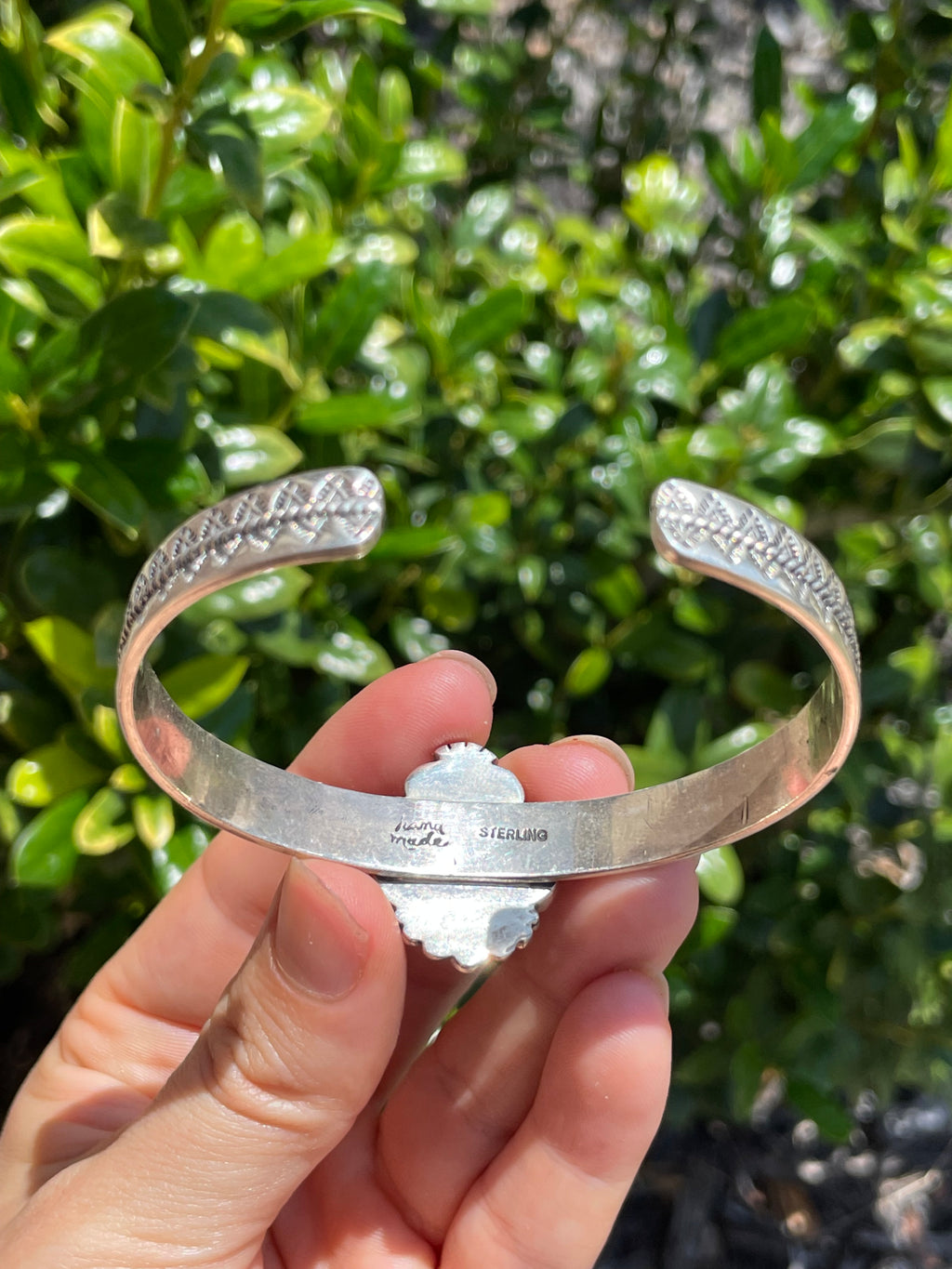 Dahlia Turquoise Cuff Bracelet | 925 Sterling Silver D146