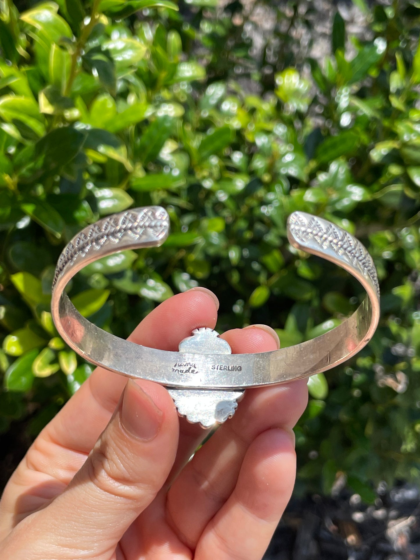 Dahlia Turquoise Cuff Bracelet | 925 Sterling Silver D146