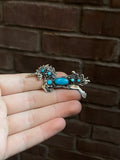 Turquoise Horse Pendant | Sterling Silver 925