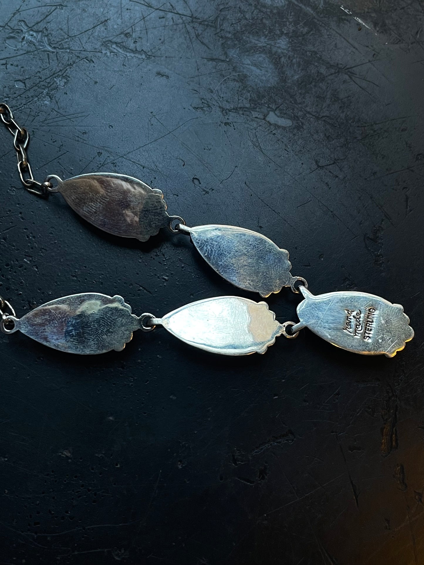 Spiny Oyster Lariat Necklace | Sterling Silver 925 C752