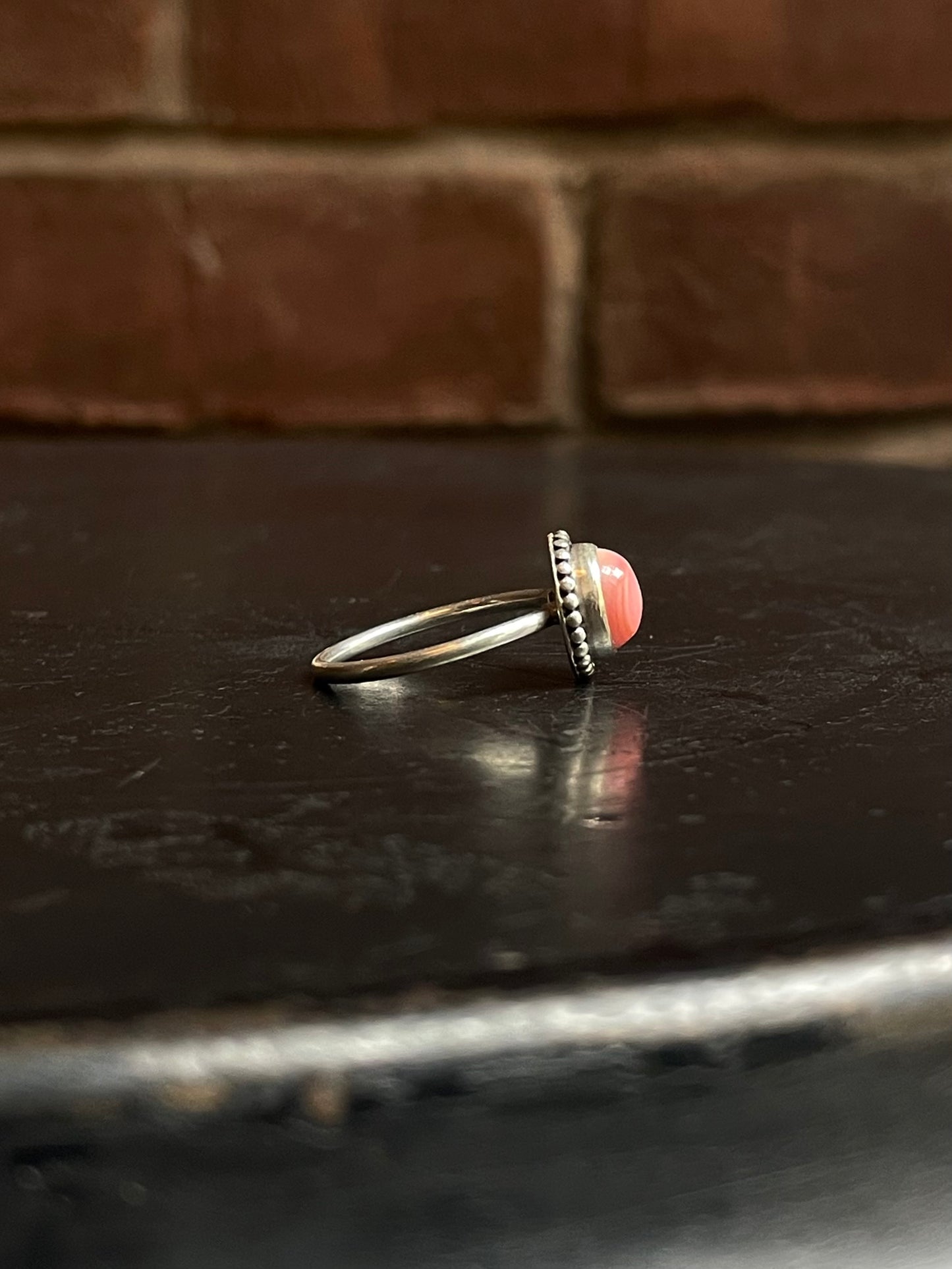 Pink Conch Ring Size 6.75 | 925 Sterling Silver G157