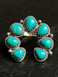 Kingman Turquoise Naja Ring Size 7 | 925 Sterling Silver G473