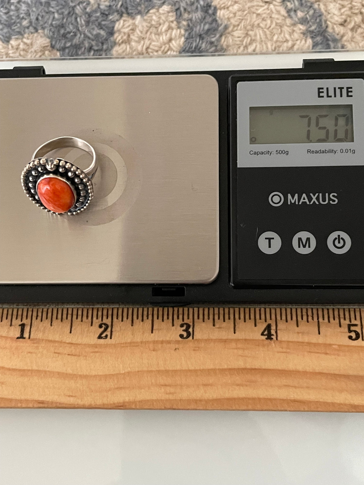 Spiny Oyster Ring Size 6 | 925 Sterling Silver G796