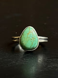 Turquoise Ring | 925 Sterling Silver Size 8 E454