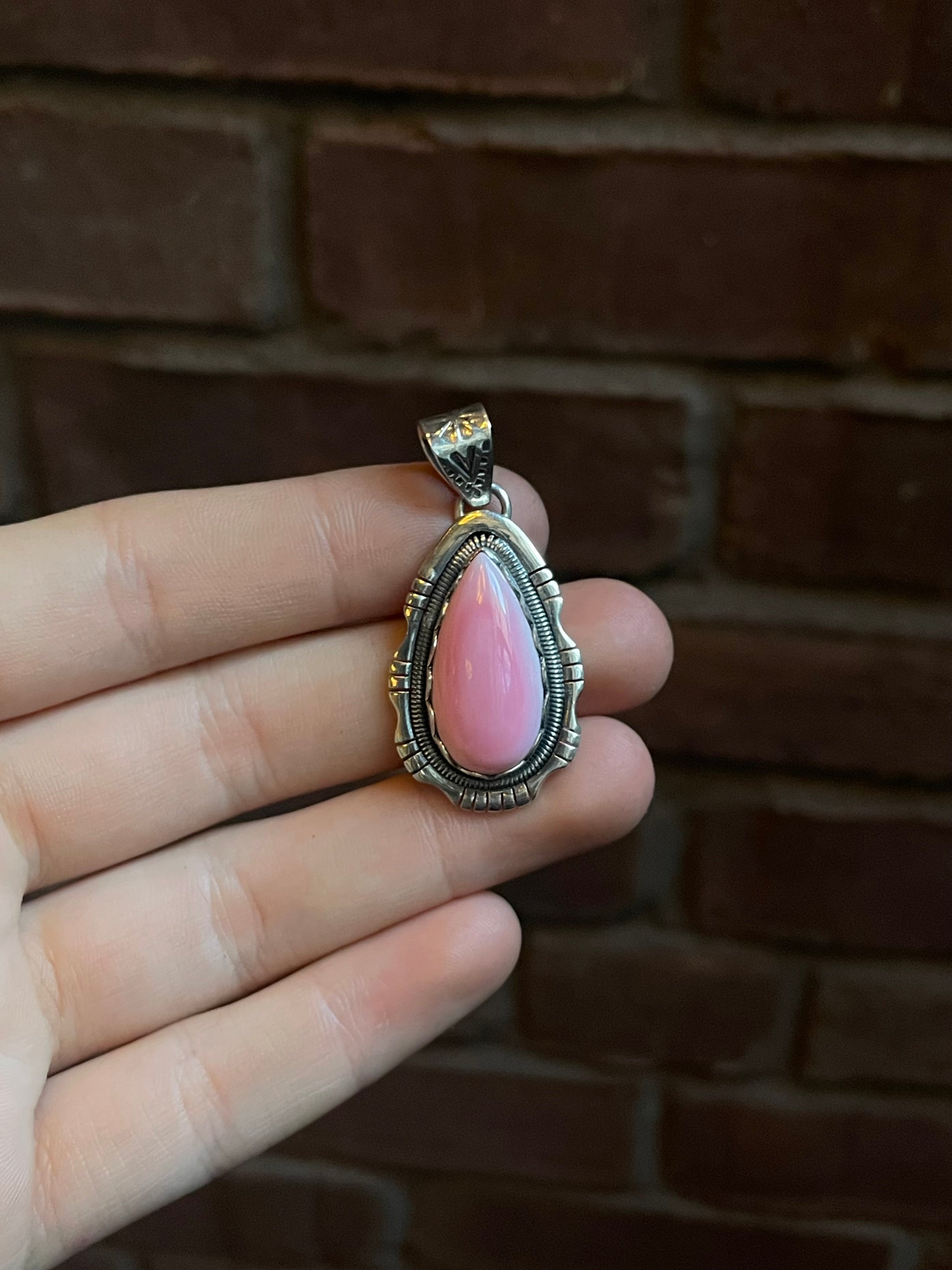 Pink Conch Pendant | Sterling Silver 925 C784