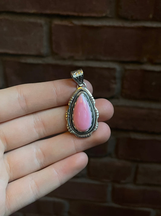 Pink Conch Pendant | Sterling Silver 925 C784