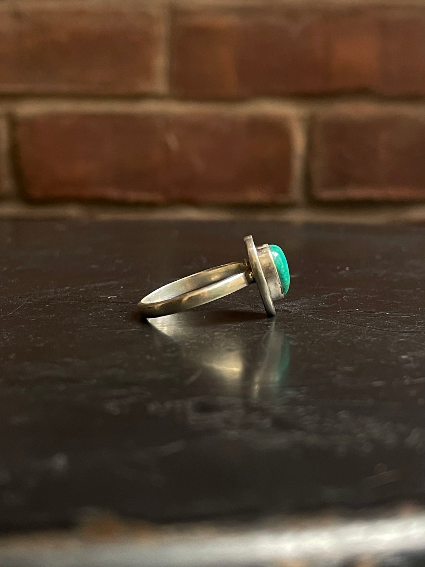 Turquoise Heart Ring Size 8.5 | 925 Sterling Silver G294