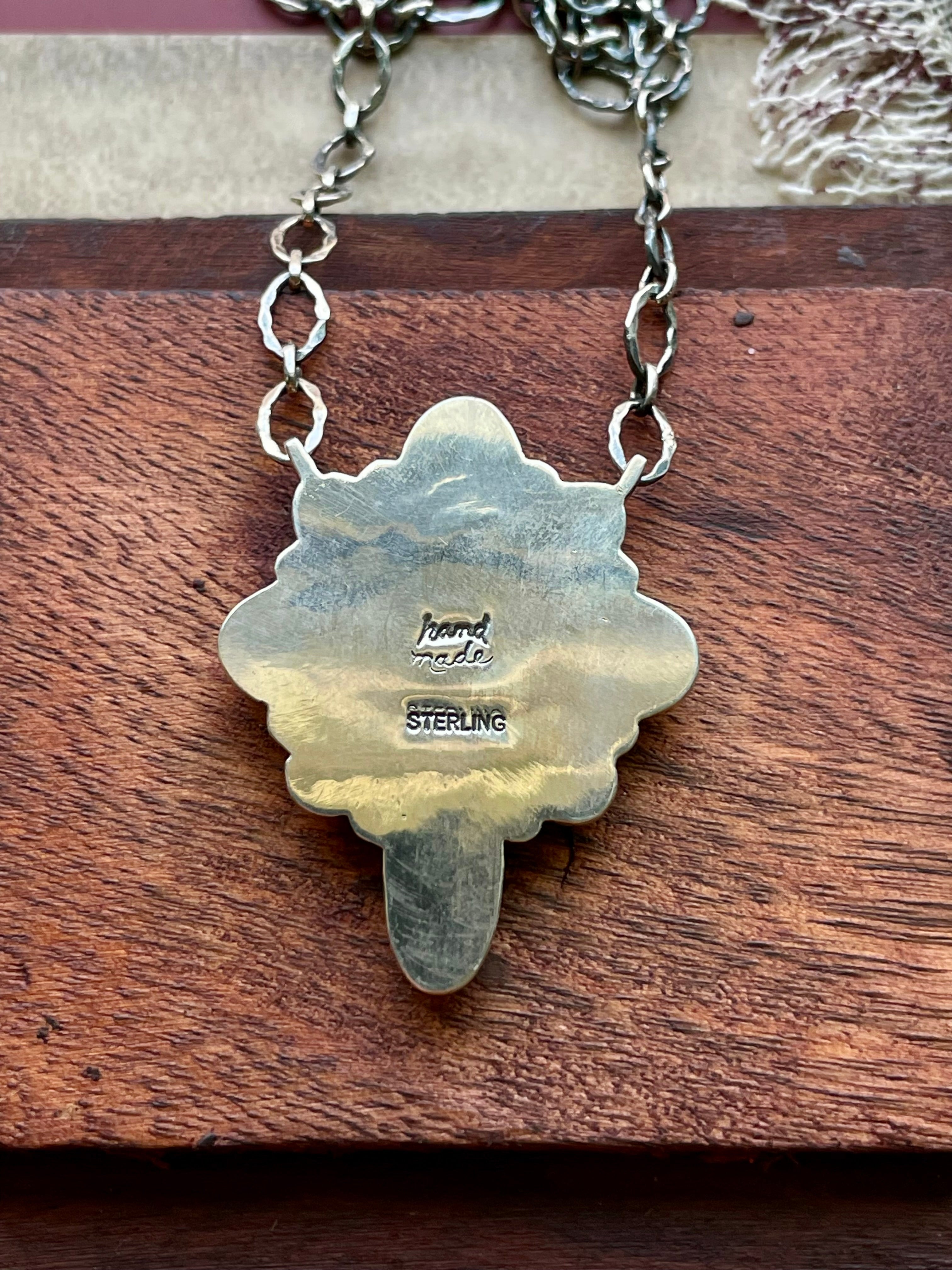 Spiny Oyster Cluster Necklace | 925 Sterling Silver D208