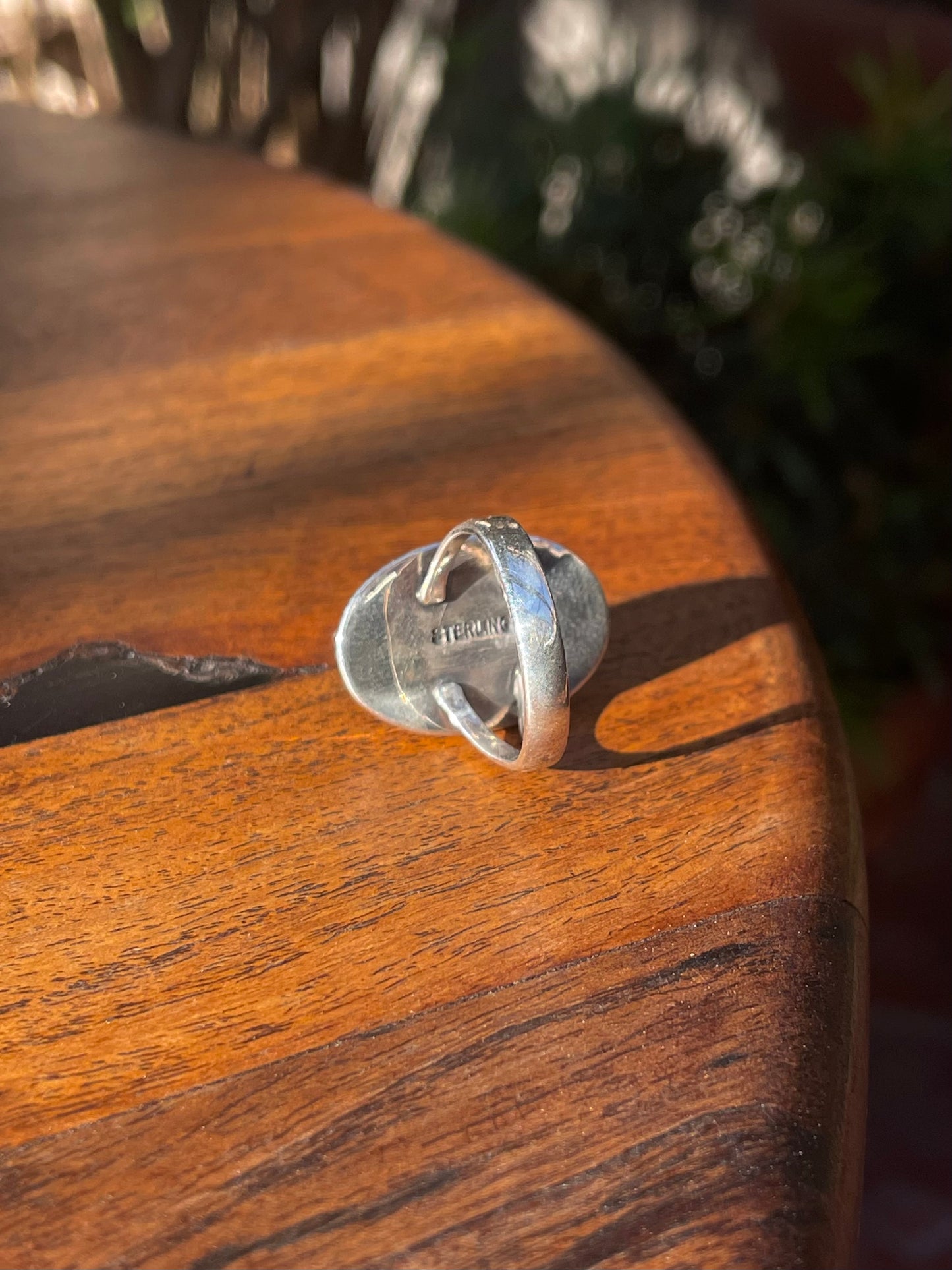 Purple Spiny Ring | Sterling Silver | Handmade Size 8.5 C888
