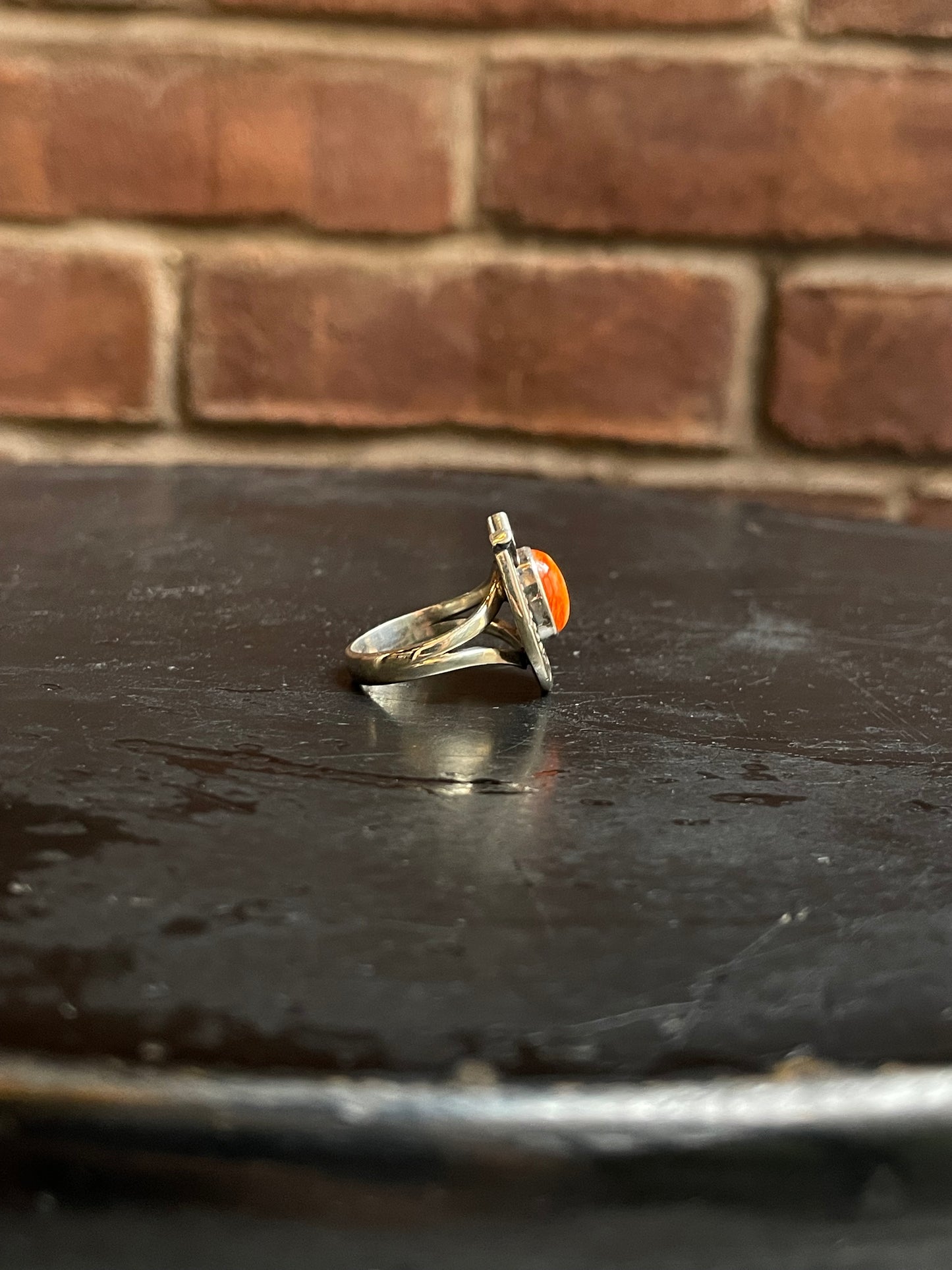 Spiny Oyster Ring Size | 925 Sterling Silver Southwest E182