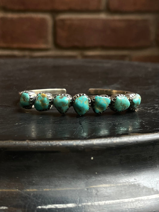 Kingman Turquoise Cuff | 925 Sterling Silver E326