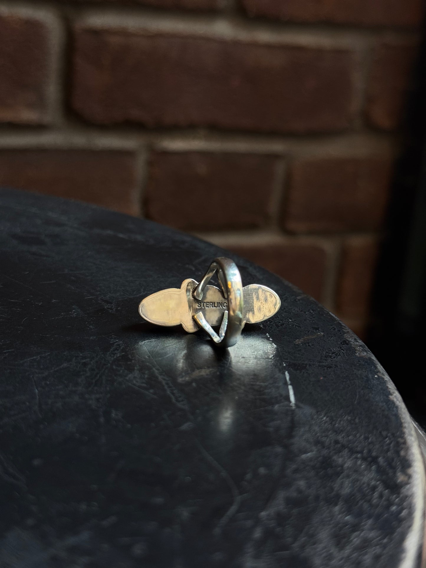 Turquoise Triple Stone Ring | 925 Sterling Silver | Size 7 C345