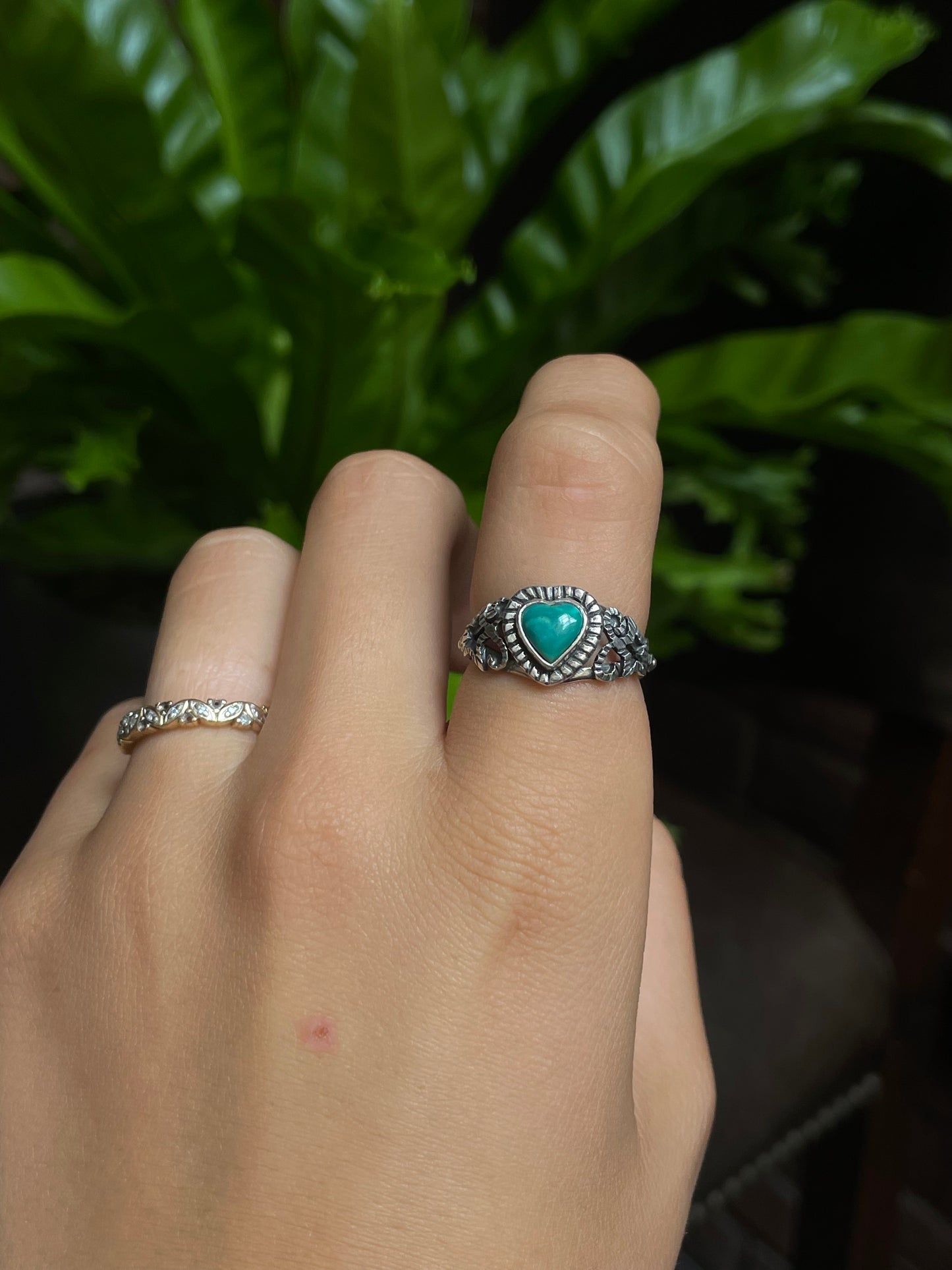 Turquoise Ring Size 8.5 | 925 Sterling Silver G299