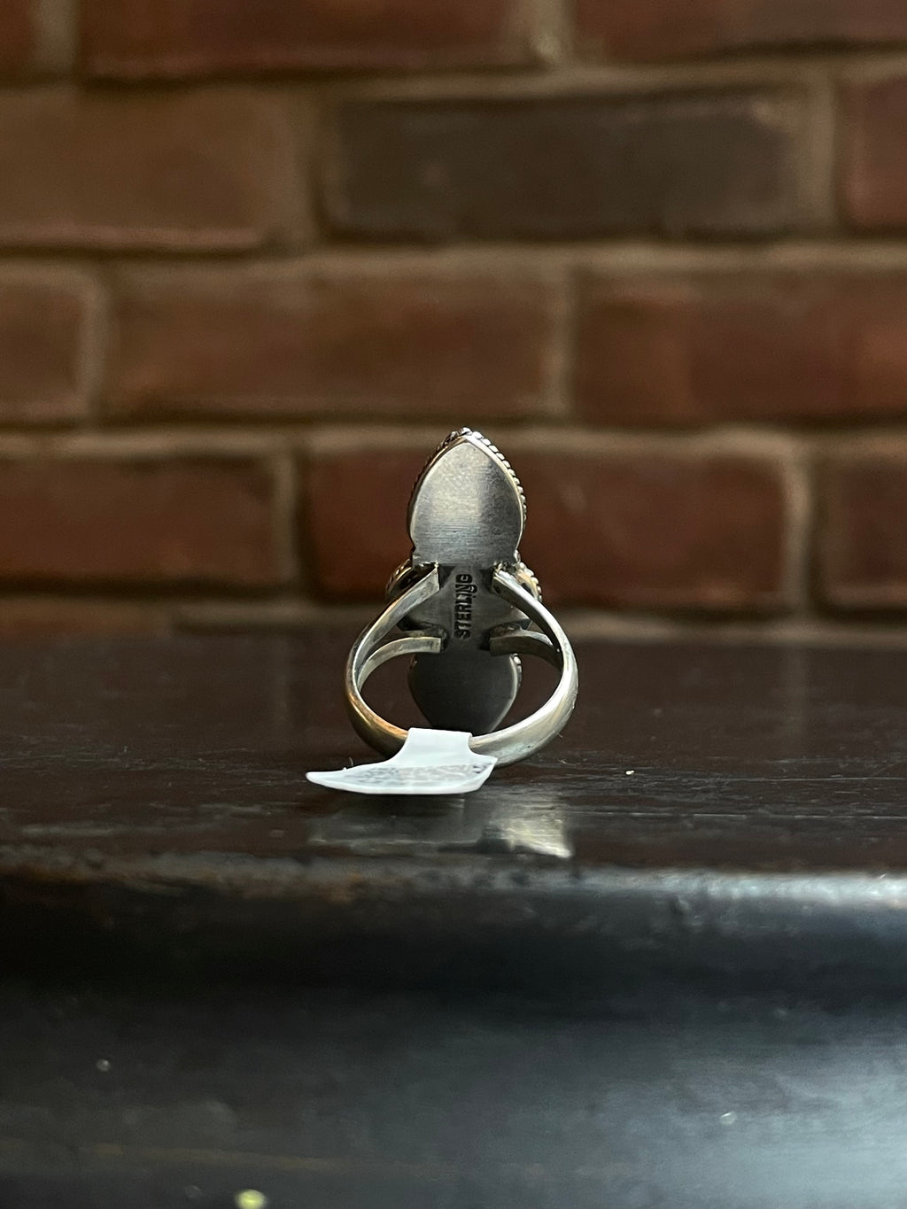 Kingman Turquoise 3 Stone Ring | Sterling Silver | Size 7 | A416