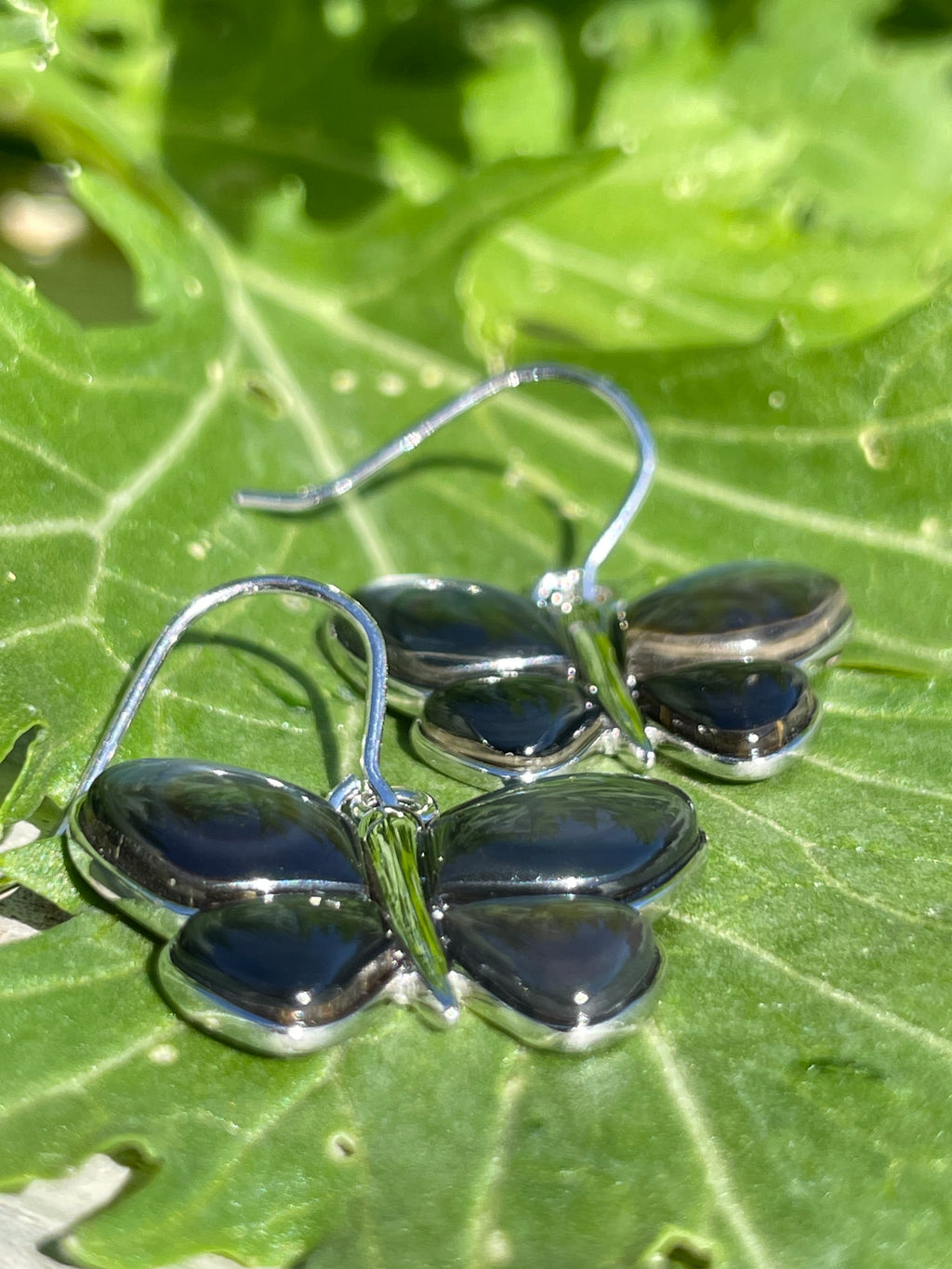 Abalone Dangle Earrings | Sterling Silver 925 J43