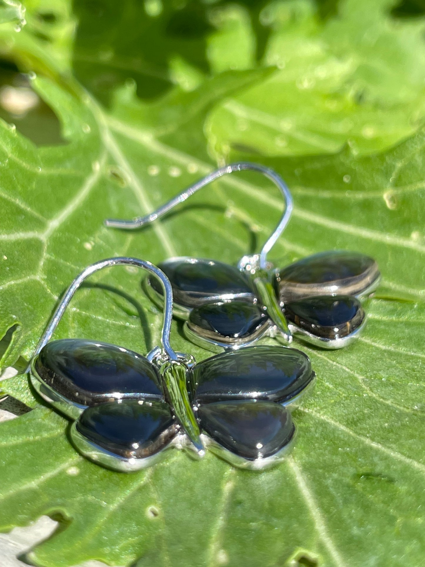 Abalone Dangle Earrings | Sterling Silver 925 J43