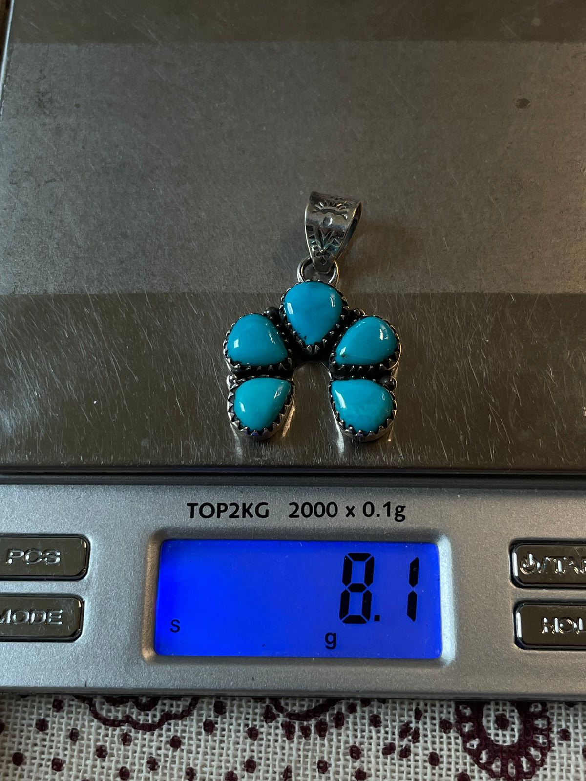 Turquoise Naja Pendant | 925 Sterling Silver E230