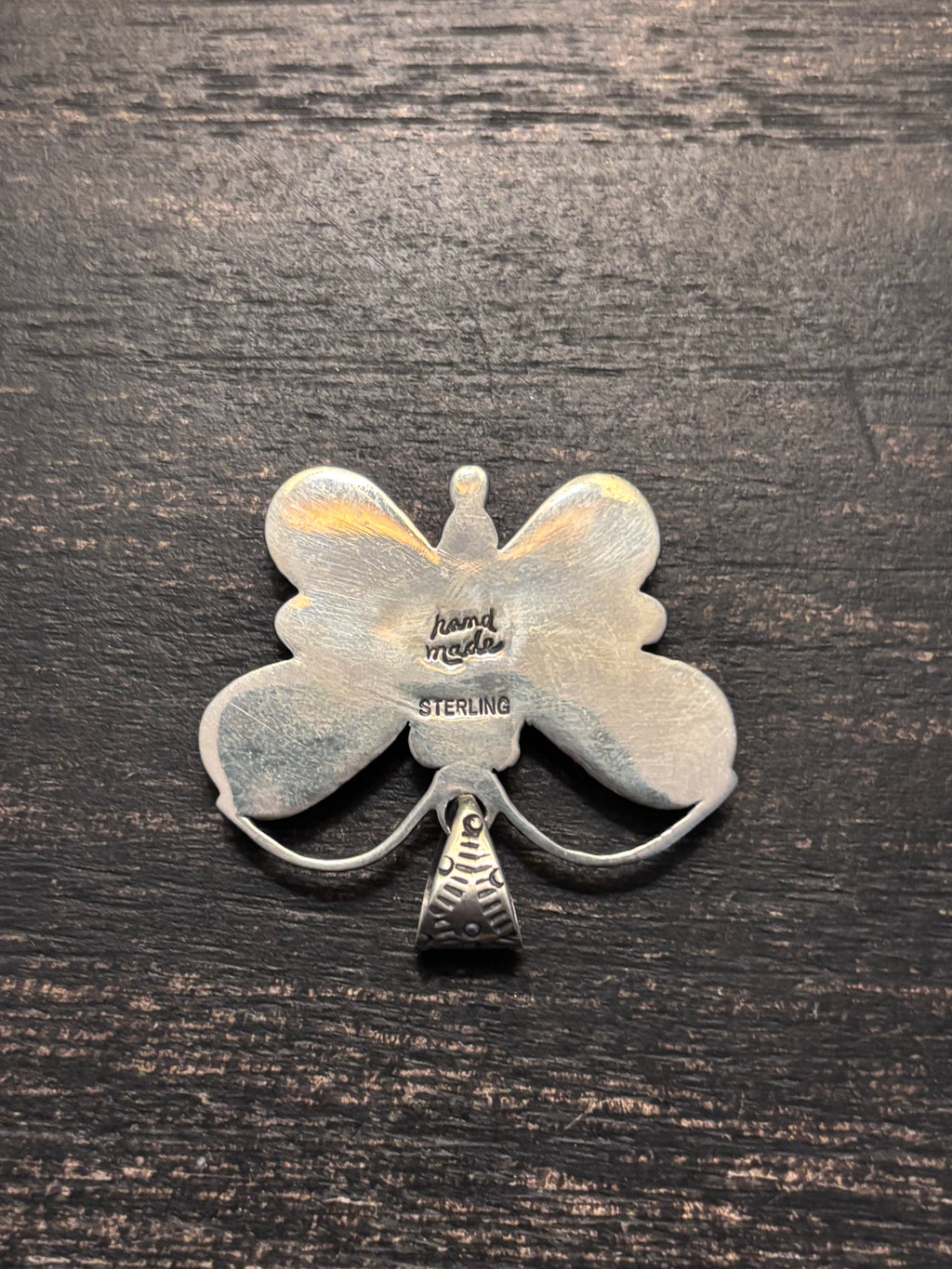 Turquoise Butterfly Pendant | 925 Sterling Silver Southwestern A113