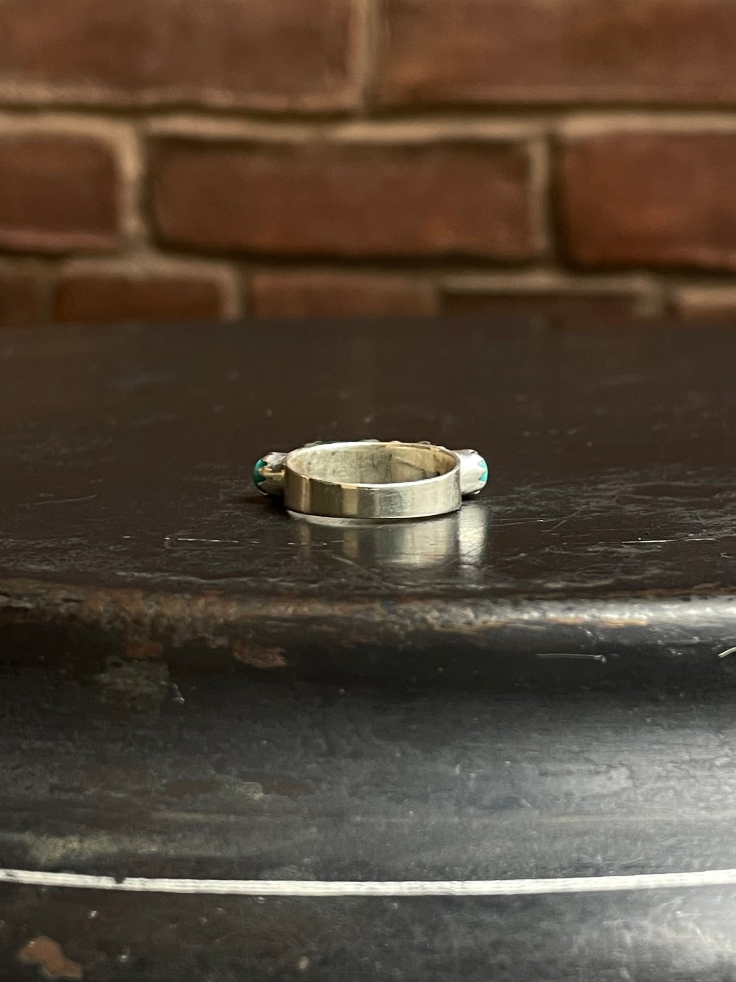 Turquoise Ring | 925 Sterling Silver Size 7 E439