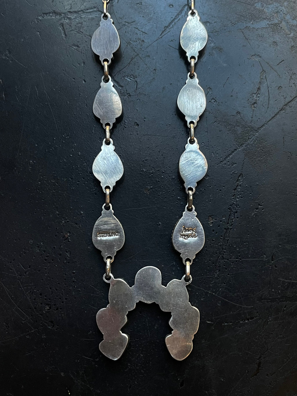Kingman Turquoise Naja Necklace | 925 Sterling Silver G400
