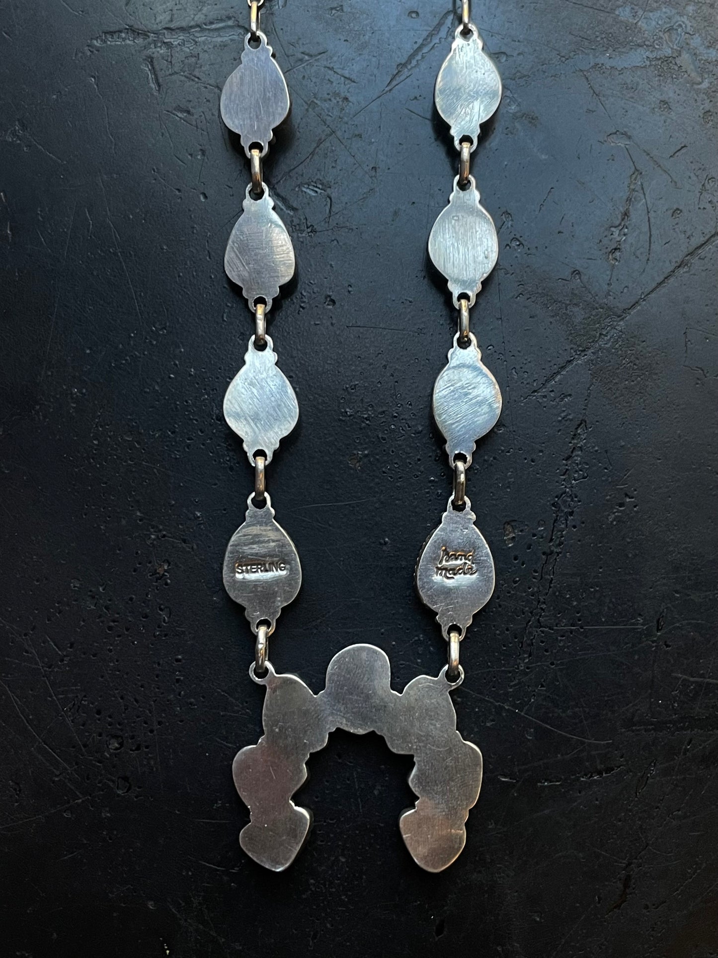 Kingman Turquoise Naja Necklace | 925 Sterling Silver G400