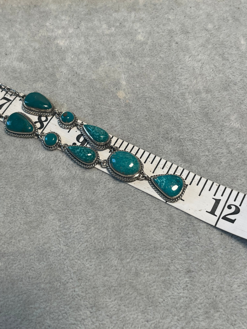Turquoise Lariat Necklace | 925 Sterling Silver D223