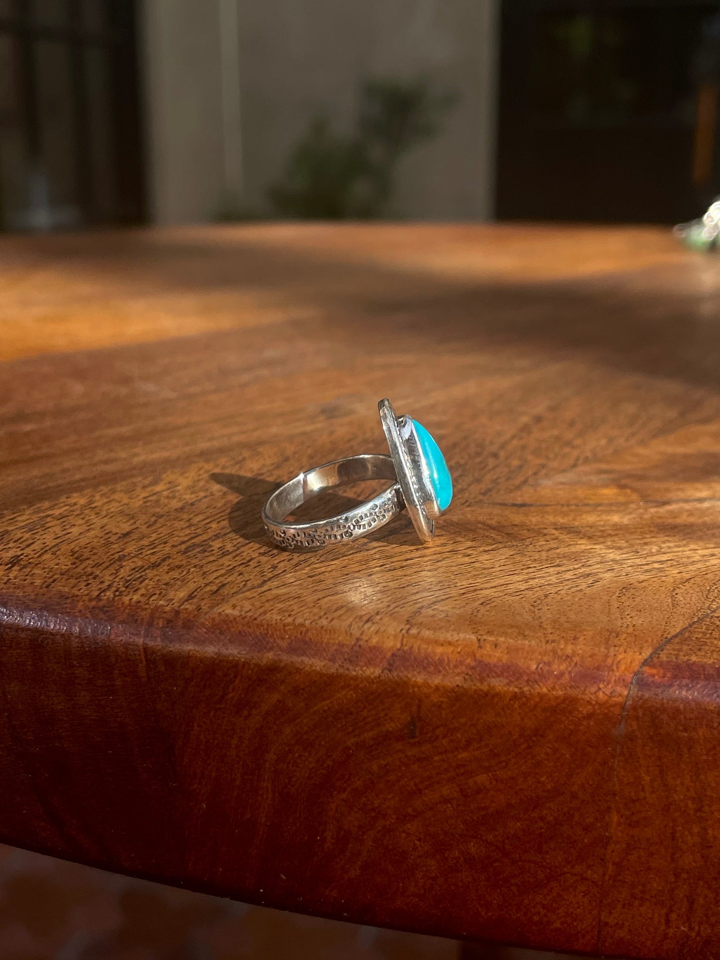 Turquoise Ring Size 7.75 | 925 Sterling Silver C879