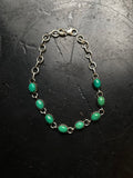 Kingman Turquoise Link Bracelet | 925 Sterling Silver E106