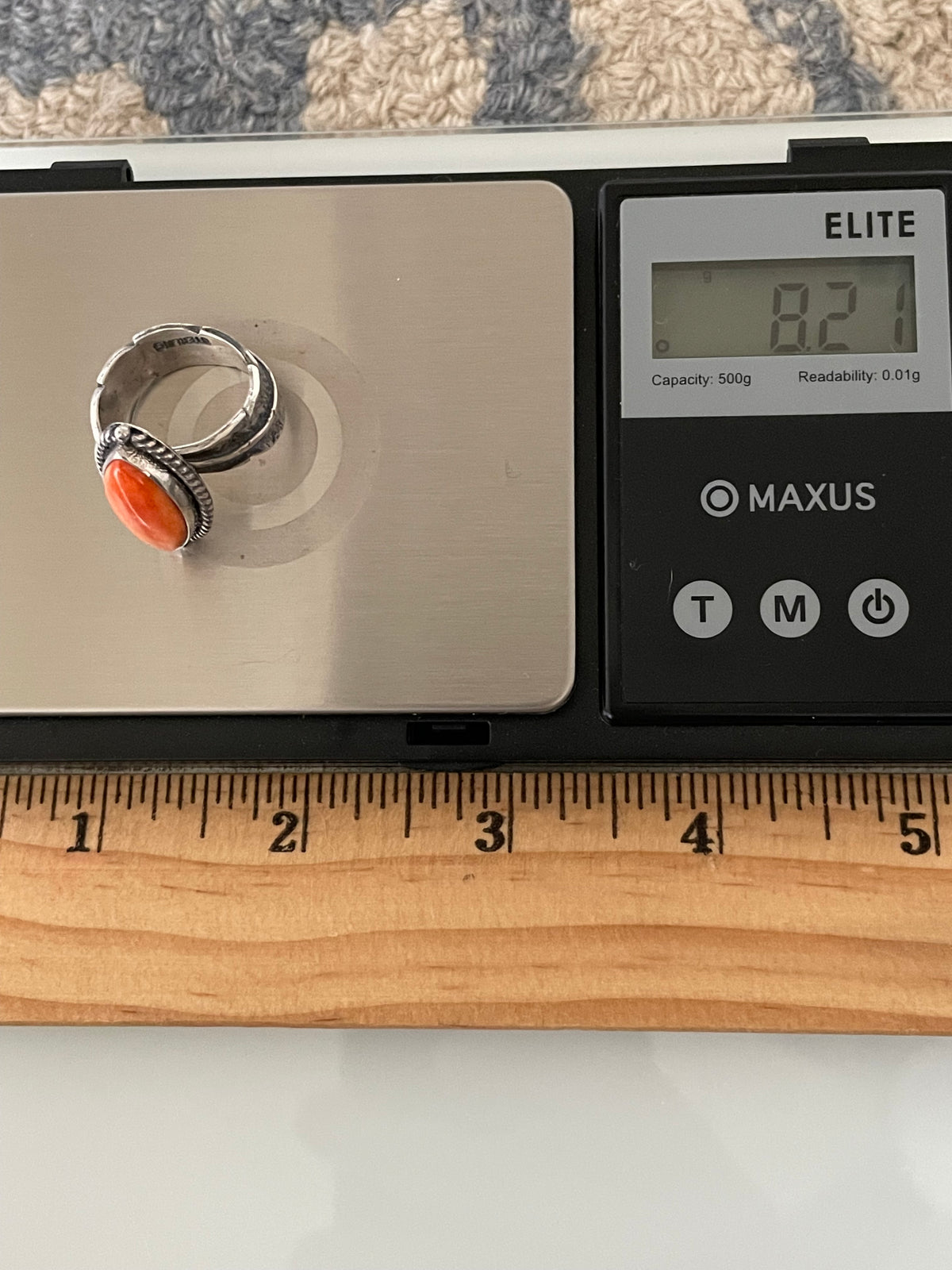 Spiny Oyster Ring Size 8.25 | 925 Sterling Silver G797