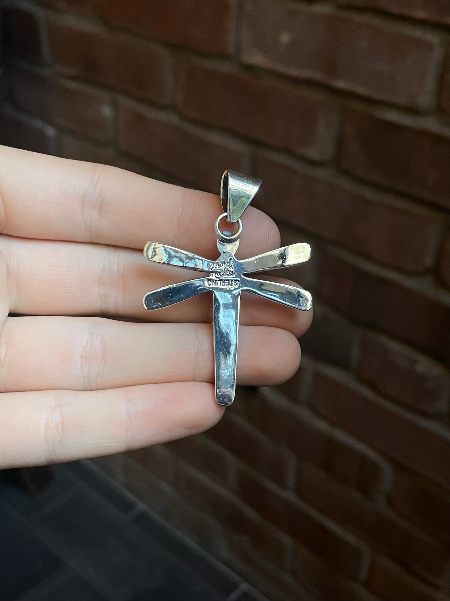 Turquoise Dragonfly Pendant | Sterling Silver 925 C651