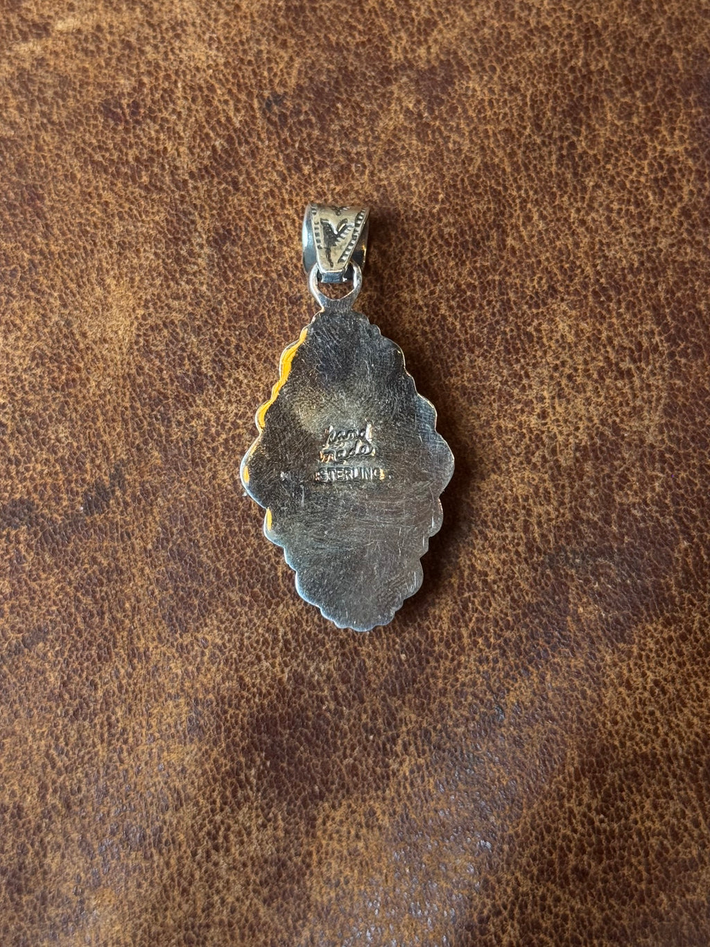 Turquoise Oval Pendant | Sterling Silver | A777