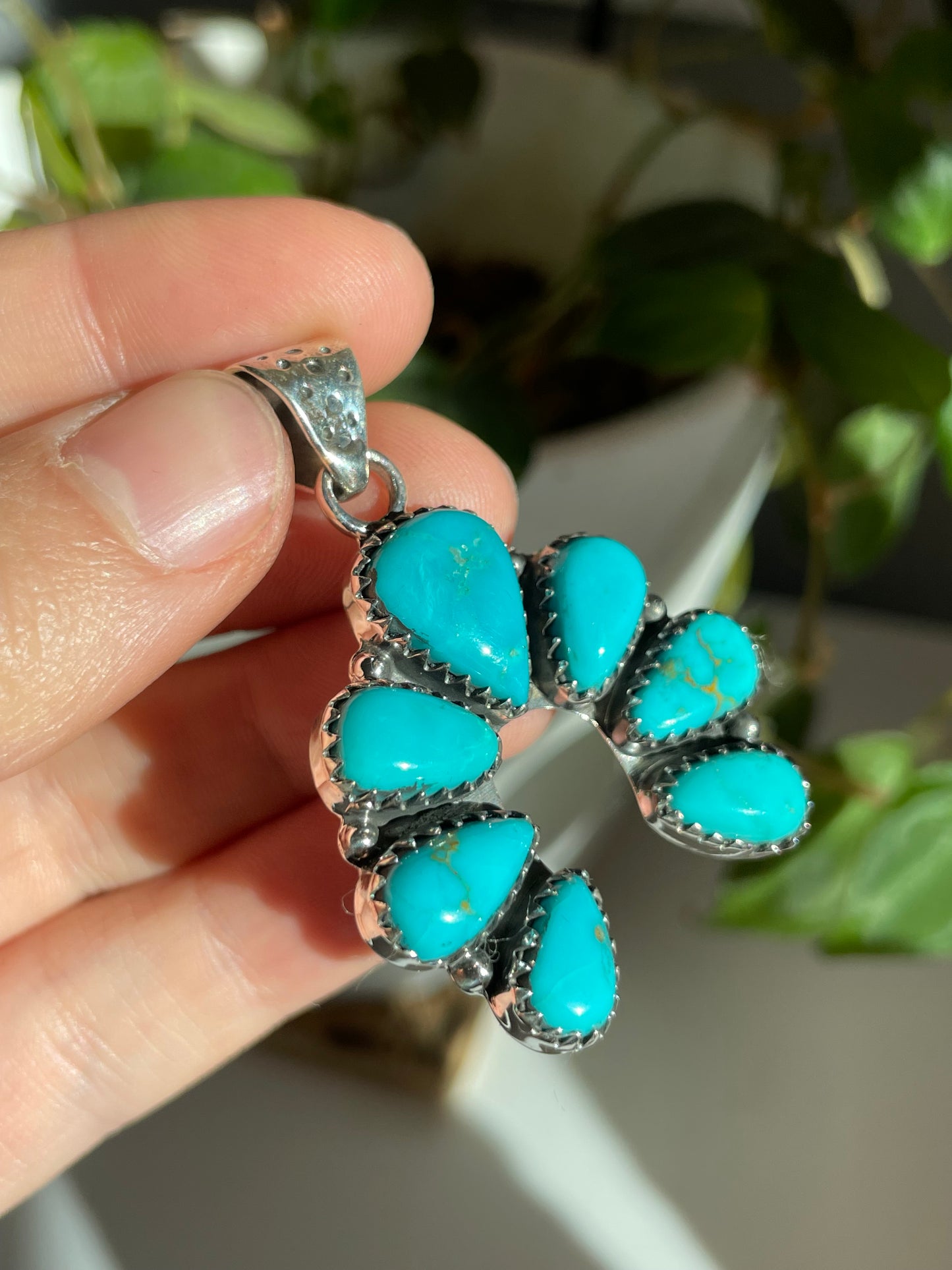 Turquoise Naja Pendant | Sterling Silver 925 B790