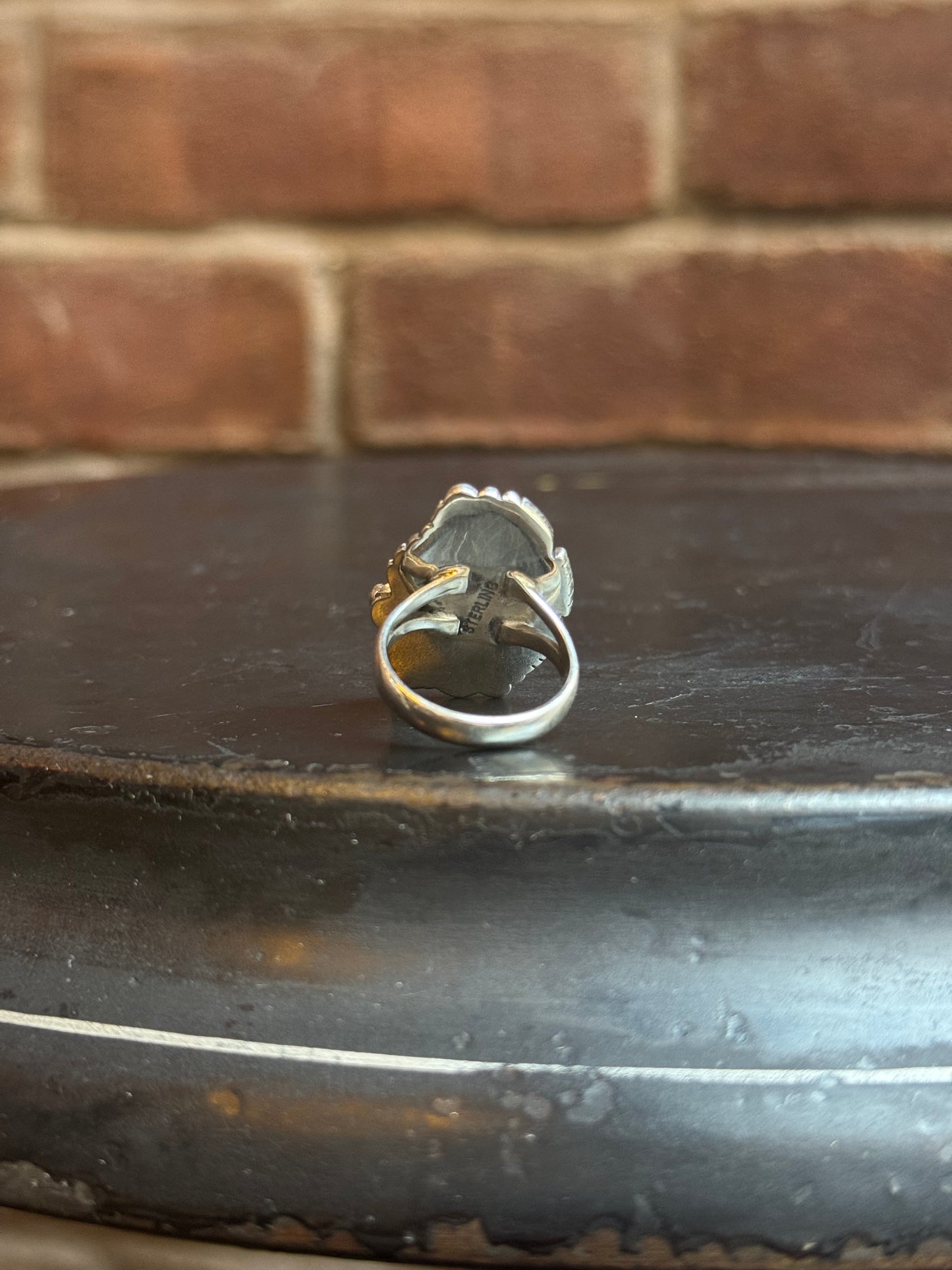 Spiny Oyster Leaf Ring | 925 Sterling Silver | Size 7 C225