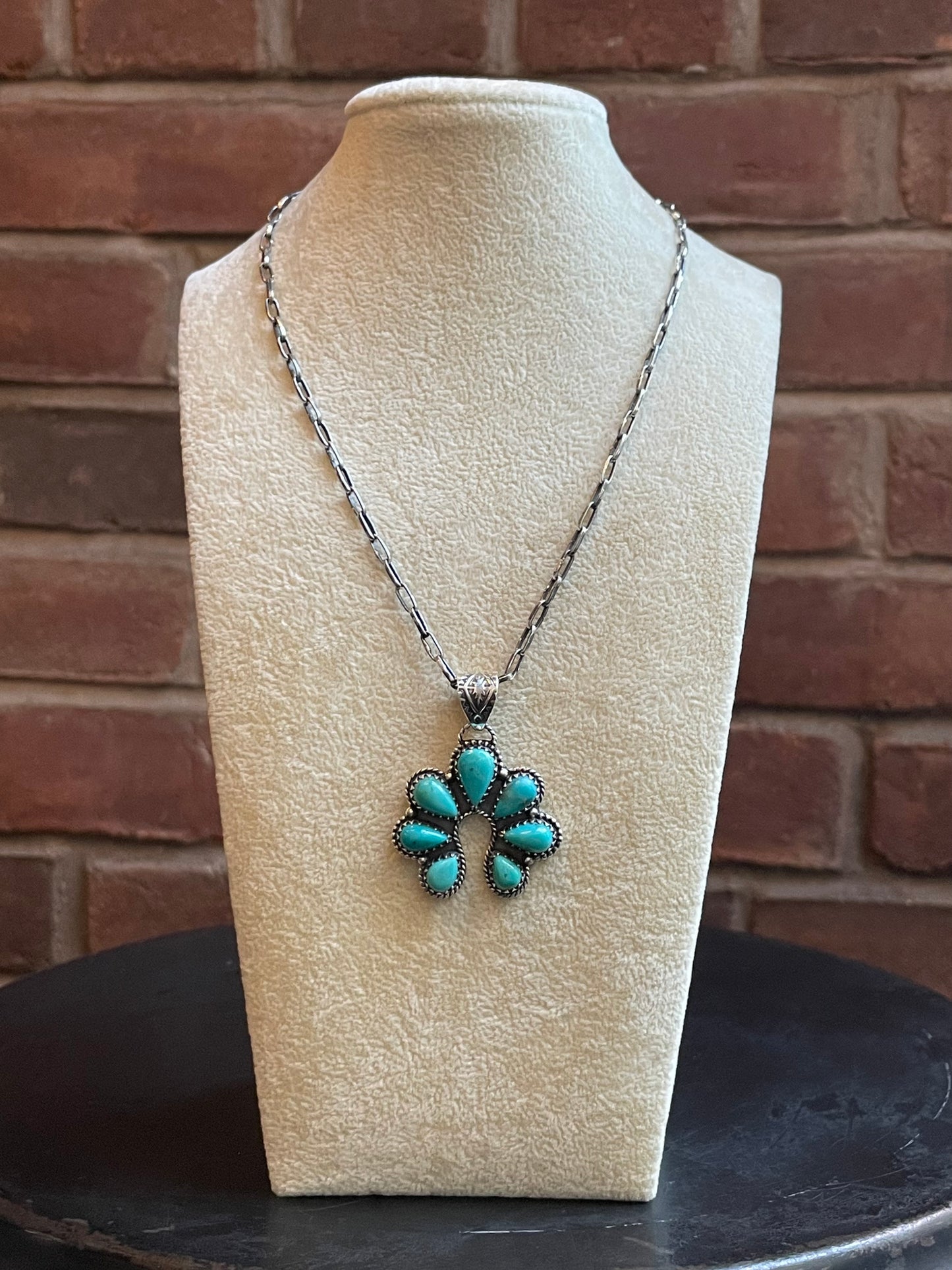 Turquoise Naja Pendant | 925 Sterling Silver E226