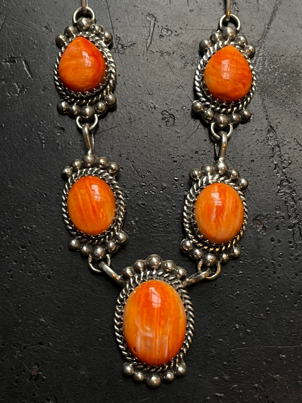 Spiny Oyster Necklace | 925 Sterling Silver Southwestern G255