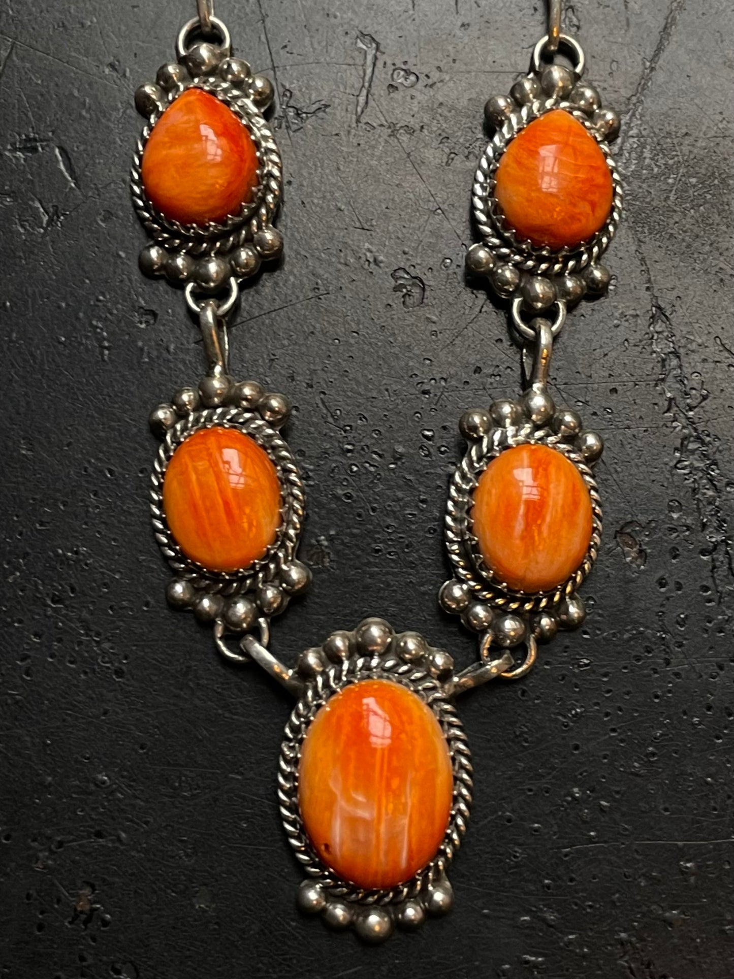 Spiny Oyster Necklace | 925 Sterling Silver Southwestern G255