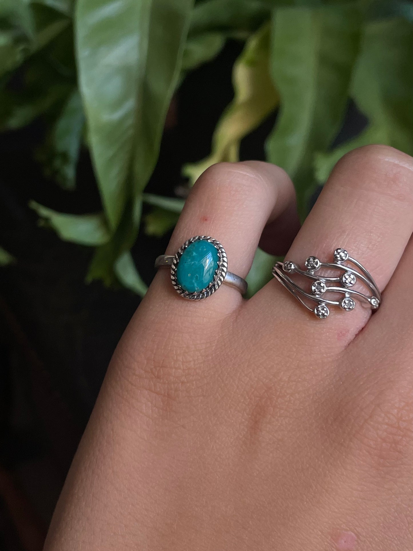Kingman Turquoise Ring | Sterling Silver | Size 5 G384