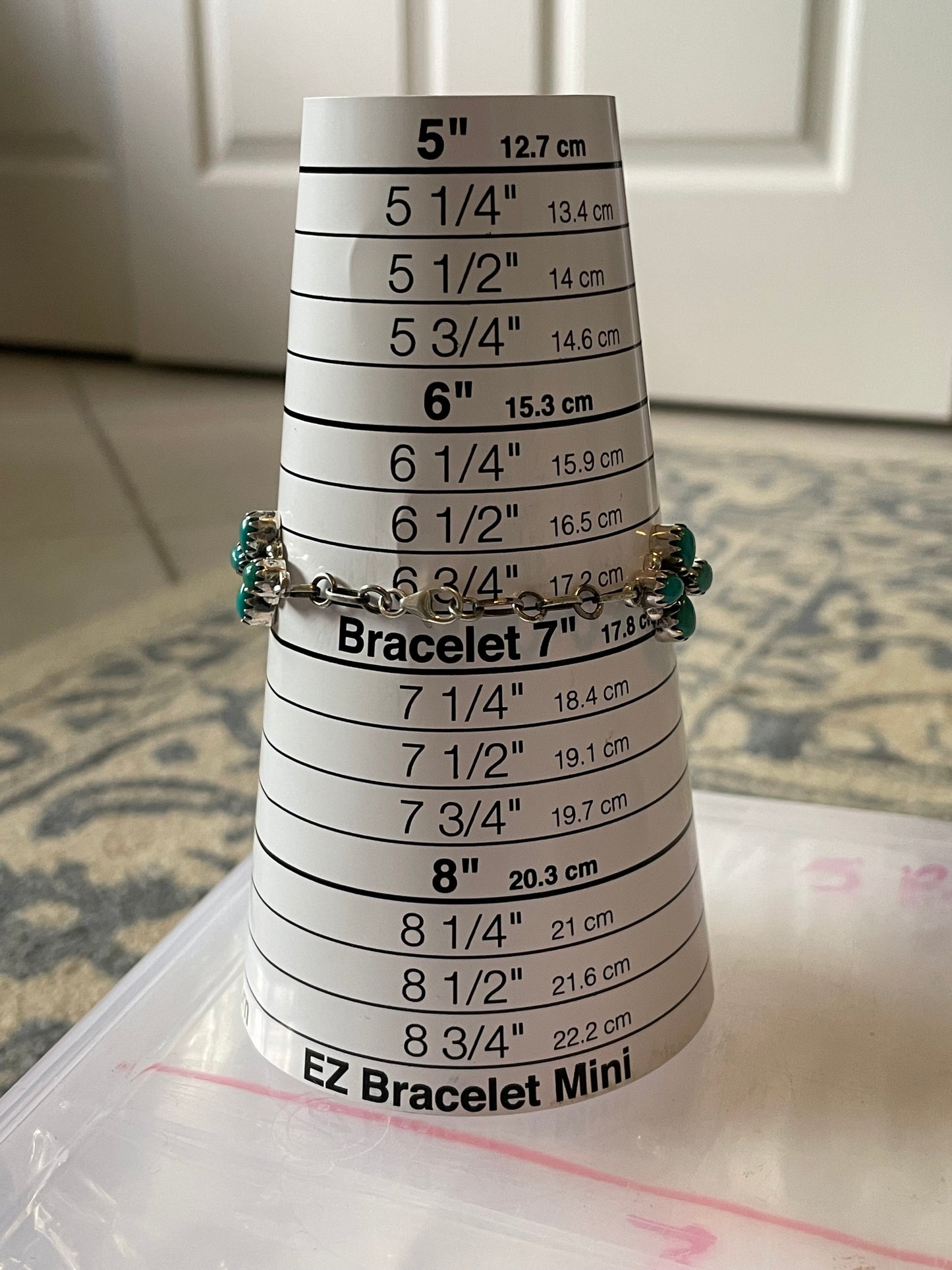 Turquoise Cluster Bracelet | 925 Sterling Silver E549