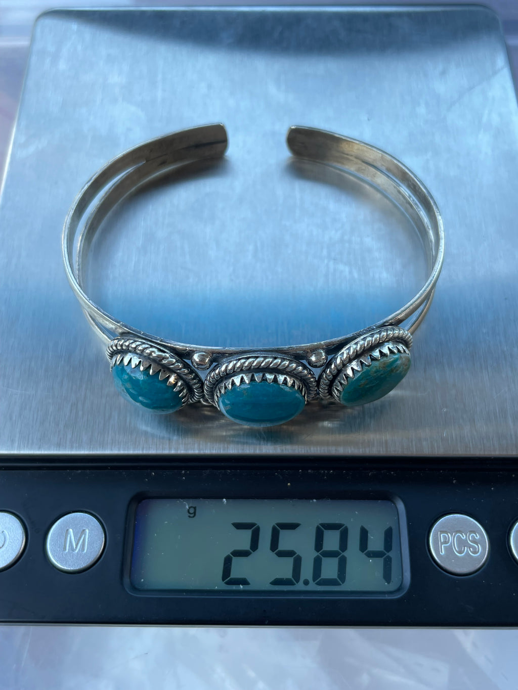 Turquoise Cuff Bracelet | Sterling Silver 925 C746