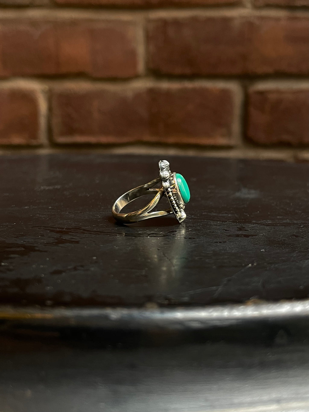 Kingman Turquoise Ring Size 7 | 925 Sterling Silver Southwest E157